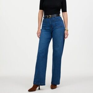Madewell Curvy Emmett Wide-Leg Jean: Patch Pocket Edition